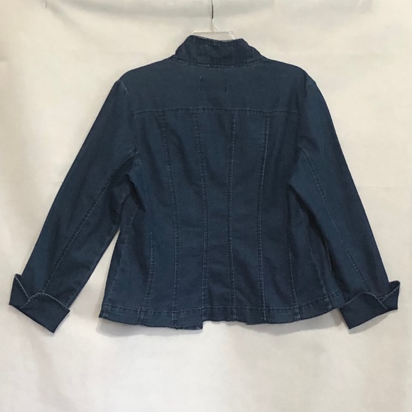 Vintage Women's Blujean Jacket Long Sleeves - Picture 10 of 14
